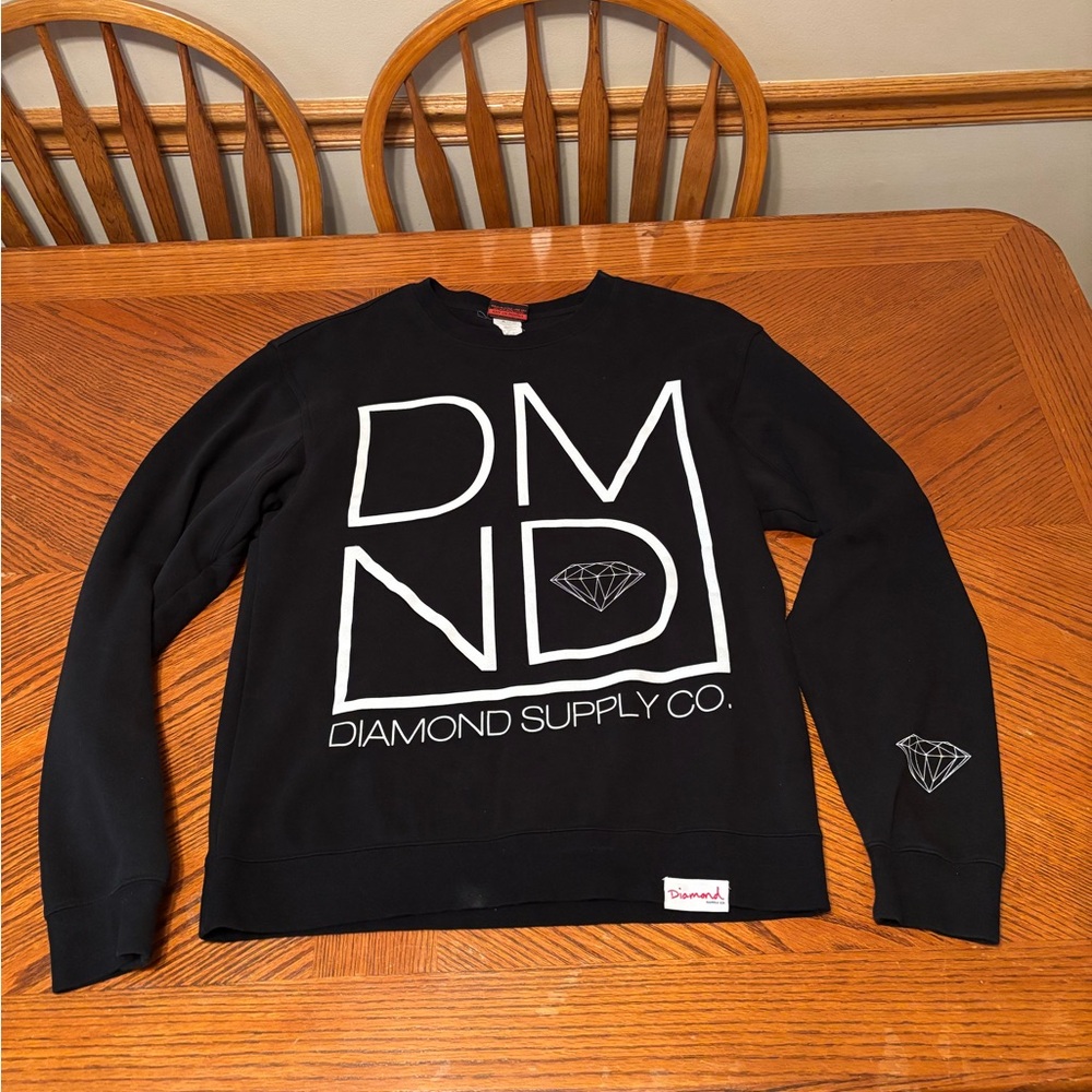 Diamond Supply Co. Black Crewneck Sweater